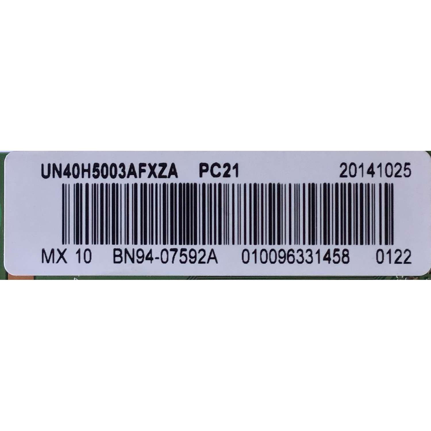 KIT DE TARJETAS PARA TV SAMSUNG / MAIN BN94-07592A /  BN41-02263A / FUENTE BN44-00769C / L40HF_EDY / PANEL CY-DH40BGNV1H / MODELO UN40H5003AFXZA IF02 - Imagen 2